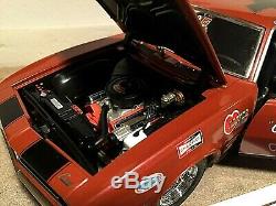 1/18 scale 1968 Chevrolet Camaro OLD RELIABLE-Dave Strickler-red ext/black int