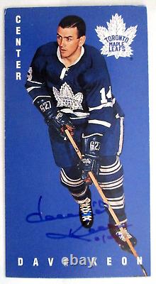 1994 Parkhurst Tall Boys Autographed 3 Dave Keon Cards Finals Regular Center Ice
