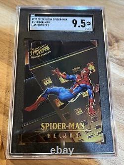 1995 Fleer Ultra Spider-man Masterpiecesspiderman #5 Sgc 9.5