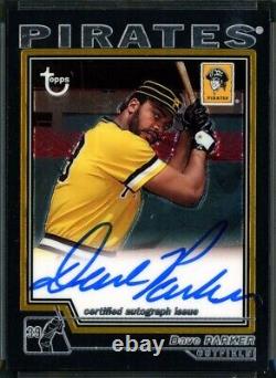 2004 TOPPS RETIRED SIGNATURE AUTOGRAPHS #TA-DP DAVE PARKER AUTO /468 Set Break