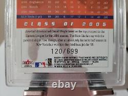 2005 Fleer Flair David Wright PSA 10 GEM MINT 120/699 Class Of 2005 Mets #61