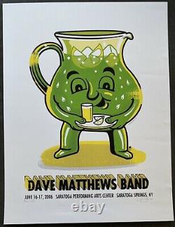 2006 Dave Matthews Band poster SPAC Limited Edition