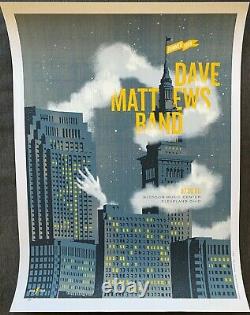 2008 Dave Matthews Band poster Cleveland, OH Limited Edition