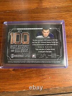 2017 Leaf Stickwork Dave Keon 100 Greatest Of All Times 9 Of 25