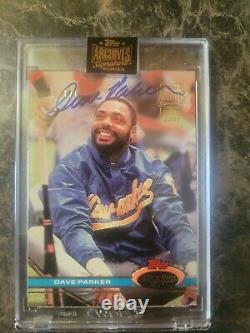 2021 Topps Archives 1/1 Dave Parker Sealed Auto