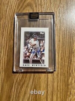 2022 Topps Archives Retired Dave Winfield 1/1 Auto