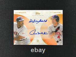 2022 Topps Dynamic Duals Dave Winfield Paul Molitor Dual Auto Orange 5/5 Twins