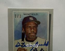 2023 Topps Archives Signatures Dave Winfield 1/1 HOF 2020 Allen & Ginter