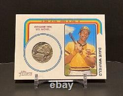 2023 Topps Heritage DAVE WINFIELD 1974 Mint Nickel Coin Relic #2/15 PADRES