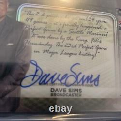 2024 Topps Tribute Felix Hernandez & Dave Sims Calling The Shot Dual Auto /50