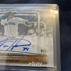 2024 Topps Tribute Felix Hernandez & Dave Sims Calling The Shot Dual Auto /50