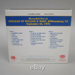 9/24/76 Grateful Dead Daves Picks Vol 4 CD (2012) 3-Disc Set Williamsburg Live