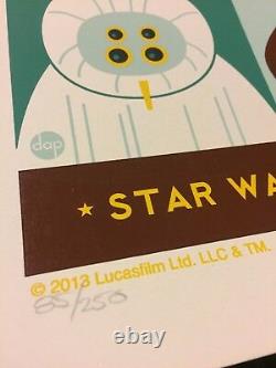 A New Hope Star Wars Episode IV Print 2013 Dave Perillo MINT Poster 85