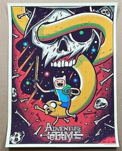 Adventure Time Limited Edition Mondo Screen Print Poster Dave Quiggle 24 x 18