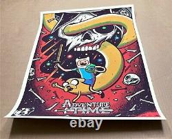 Adventure Time Limited Edition Mondo Screen Print Poster Dave Quiggle 24 x 18