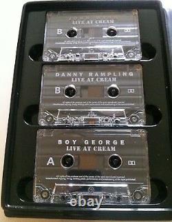 BOY GEORGE Cream 1995 RARE 6x DJ MIXED TAPE BOX SET Dave Seaman Danny Rampling