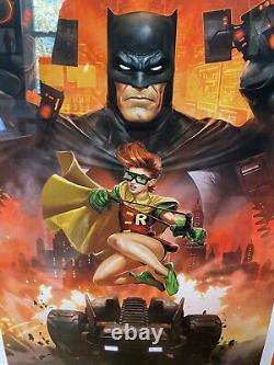 Batman The Dark Knight Returns Sideshow Collectibles Art Print Dave Wilkins