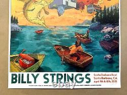 Billy Strings Santa Barbara Bowl Poster Dave Kloc 2022 CA Signed #/50