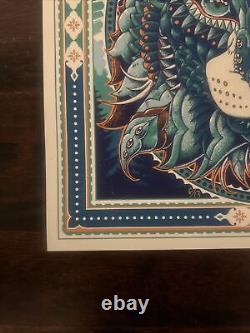 Bioworkz Blue Variant Bobcat Art Print #8 Out Of Only 13! Ben Kwok Dave Matthews