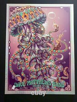 Bioworkz Dave Matthew Band West Palm Beach Prism Foil #/18 Art Print Gig Poster