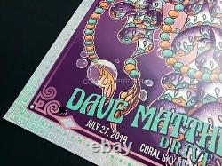 Bioworkz Dave Matthew Band West Palm Beach Prism Foil #/18 Art Print Gig Poster