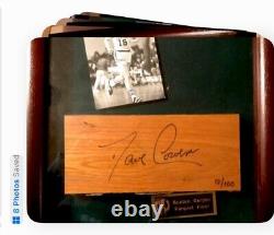 Boston Garden Parquet Floor, signed By Dave Cowens Number 18/100 Limited Edition