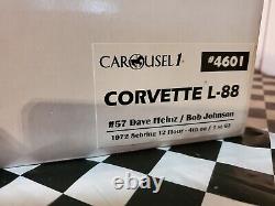 Carousel 1972 Sebring Chevy Corvette L-88 #57 Dave Heinz 118 Diecast Car 4601