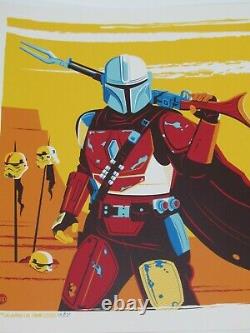 Chapter One The Mandalorian Screen Print By Dave Perillo Mondo Artist Bng