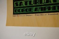 Chuck Sperry Dave Matthews Band Wood Grain Var Gorge Art Print Poster George WA