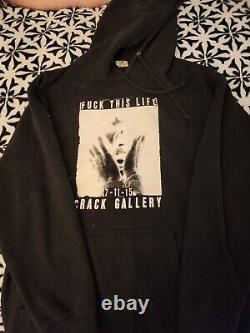 Crack Gallery X Fuckthislife Weirdo Dave Ftl Collab Hoodie Limited Edition Rare