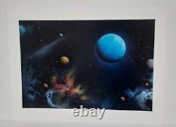 DAVE ARCHER Earth from Space Edition of 950 1986 24.75 x 17 NEW Mint