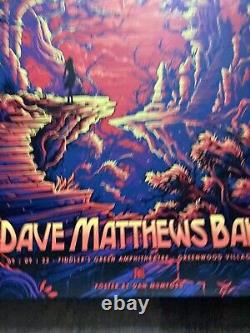 DAVE MATTHEWS BAND 2022 Fiddlers Green Denver, Colorado Poster By Dan Mumford