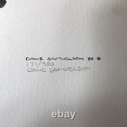 DAVE SAMUELSON COCK N BULL Sign & Number Limited Ed Mint Condition