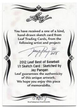 DAVE WINFIELD 2012 Leaf Best of Baseball Sketch Art Card 1/1