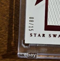 DAVID ROBINSON 2020 Flawless Star Swatch Game-Worn Patch On-Card Auto /15 RARE