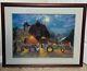Dave Barnhouse Rematch Tractor Farm Hand Signed Numbered Print Framed Le /2450