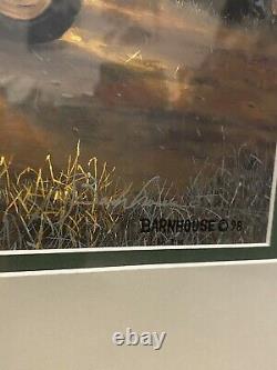Dave Barnhouse Rematch Tractor Farm Hand Signed Numbered Print Framed LE /2450