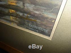 Dave Barnhouse Small Town Service Limited Edition Framed Signed Print #201 COA