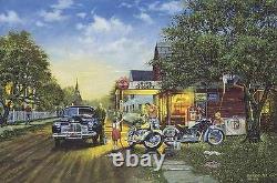 Dave Barnhouse Spring Cleaning Master Canvas AP # 9 / 19 WithCERT Classic Cars