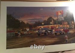 Dave Barnhouse Sunset Strip Signed Numbered Lithograph 125/1950