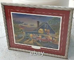 Dave Barnhouse Taking The Back Roads Framed Limited Edition Signed Print 30x25