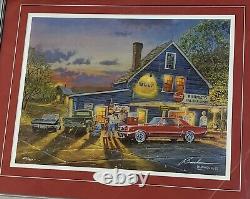 Dave Barnhouse Taking The Back Roads Framed Limited Edition Signed Print 30x25