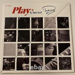 Dave Grohl SIGNED PLAY LP New vinyl Cover Limited edition Foo Fighters