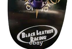 Dave Hackett Black Leather Racing Skateboard #35 of 100 Limited Edition