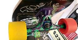 Dave Hackett Black Leather Racing Skateboard #35 of 100 Limited Edition