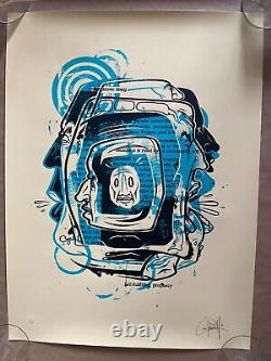 Dave Kinsey Paradox Red & Blue Limited Edition Print Signed Numbered COA