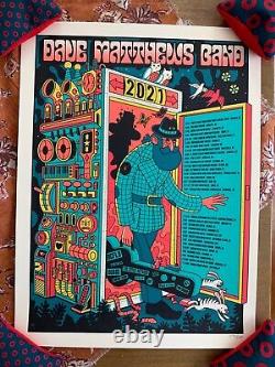 Dave Matthews Band 2021 tour Poster Print not Phish not Goose 30th Anniversary