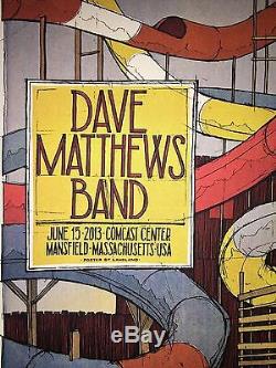 Dave Matthews Band 6/15 Poster Comcast Center Mansfield Ma Print Landland Dmb N1