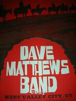 Dave Matthews Band Concert Poster Methane Studios Limited Edition Screen Print