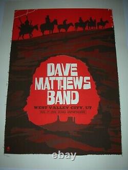 Dave Matthews Band Concert Poster Methane Studios Limited Edition Screen Print